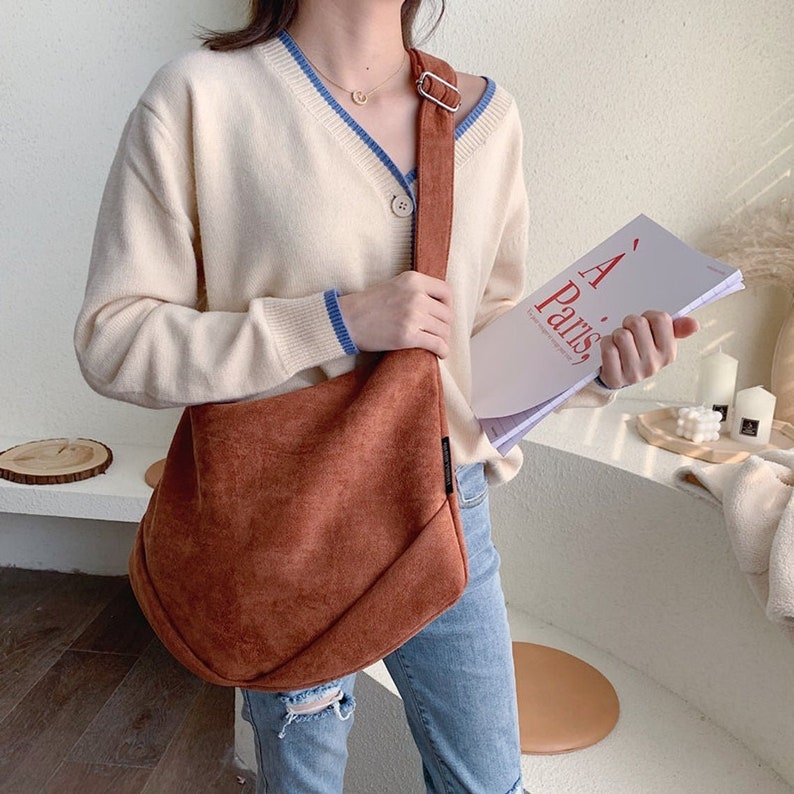 4 Color Large Capacity Crossbody Bag Messenger Bag Frosted Etsy