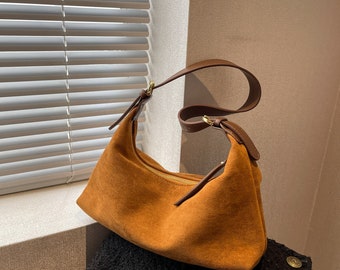 Suede Autumn Winter Casual Bag Shoulder Bag Messenger Bag Female Bag