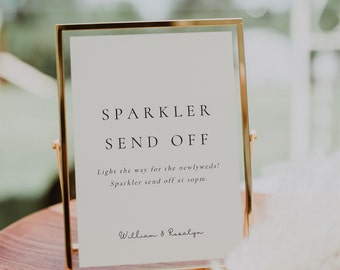 Wedding Signs, Sparkler, Sparkler Send Off, Wedding Favor, Wedding Send Off, Wedding Send Off Signs, Wedding Signage, Minimalist Wedding