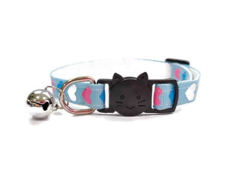 Cat Collars / Kitten Collars Love Heart Print Pet Collars Etsy