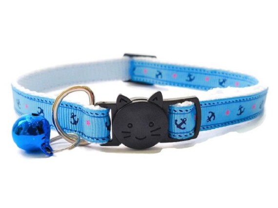 blue kitten collar
