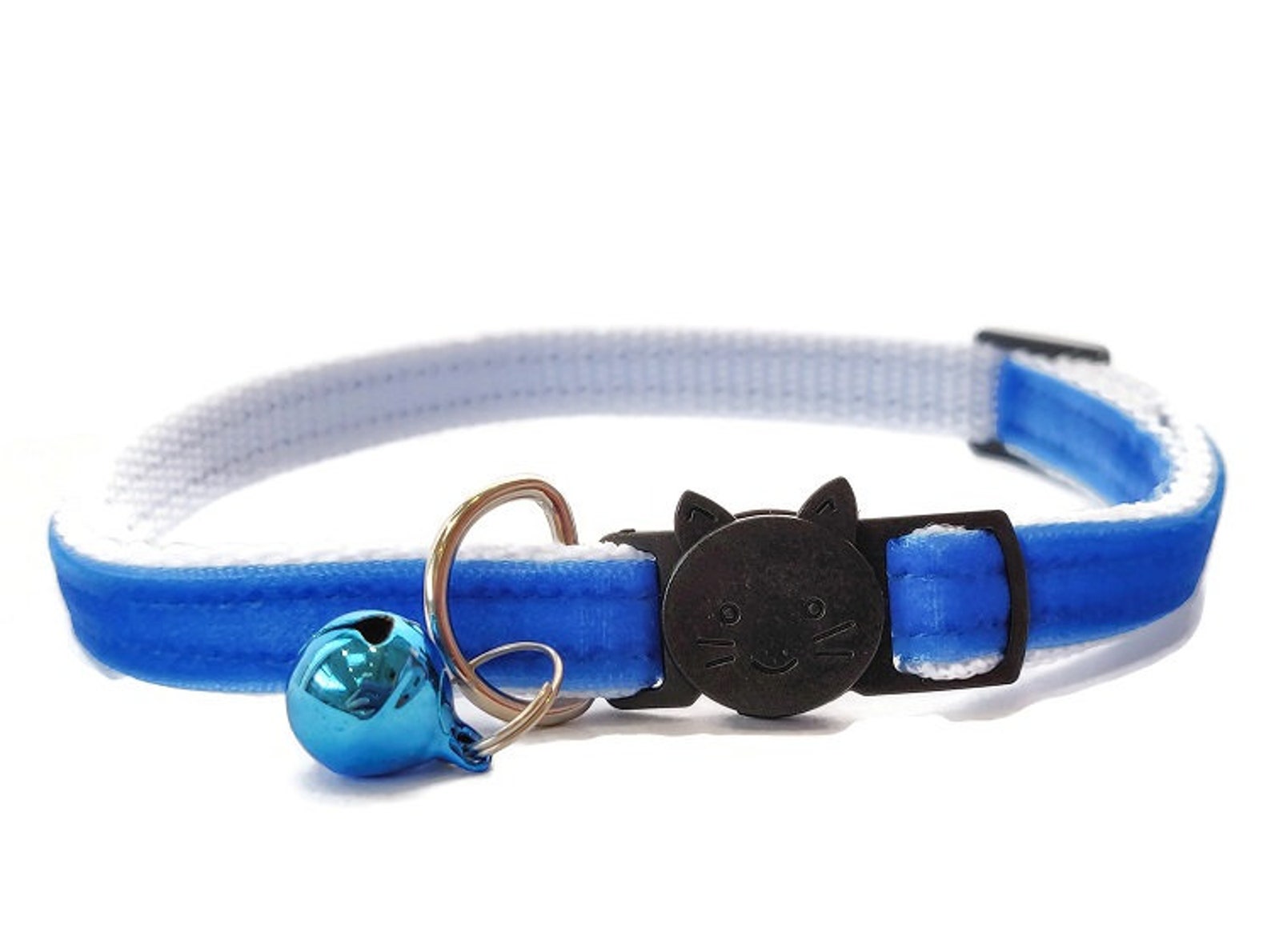 Velvet Cat Collar Velvet Kitten Collar Blue Velvet Single Etsy