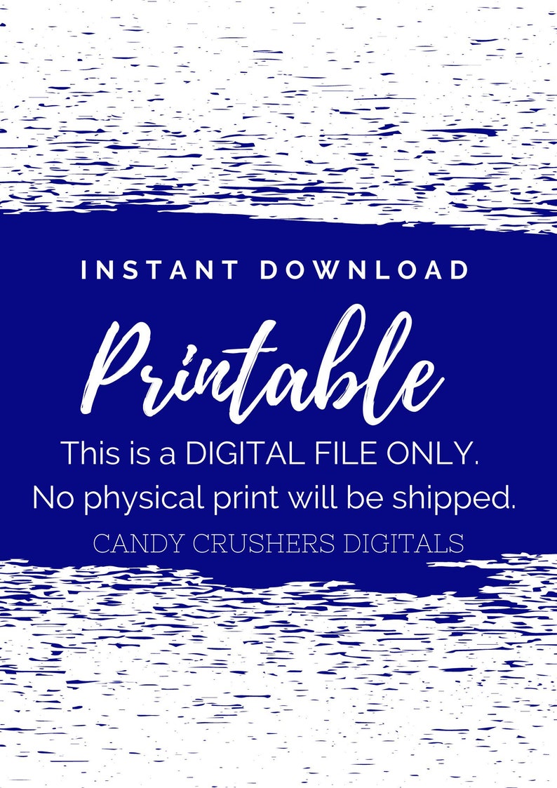 This file is printable. No physical print will be sent.