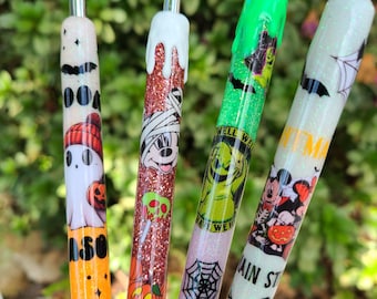 Custom Glitter Inkjoy Gel Pens, Personalized Glitter Resin Pens, Holiday glitter pens, Halloween pens, fall pens, Personalized gifts