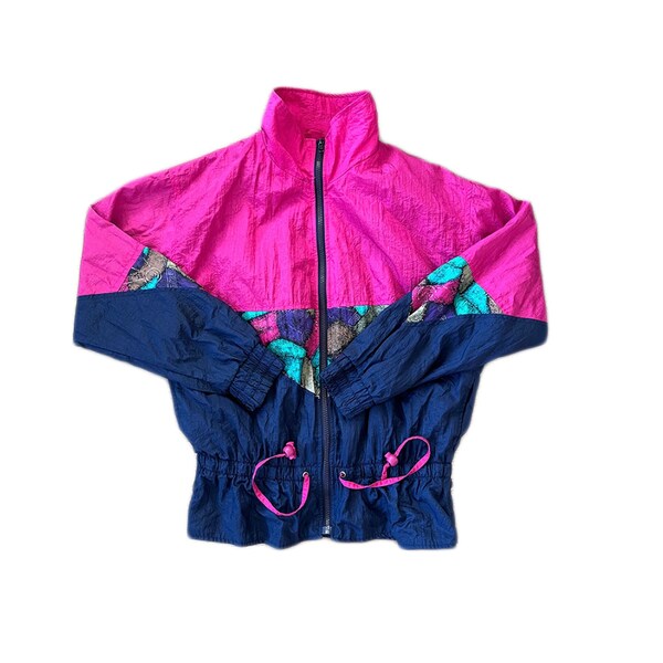 Vintage Classic 80s Pink Windbreaker