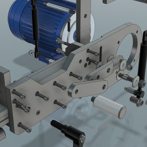 PVB-1 Belt Grinder Plans and Blueprints, Building Info and 3D Model image 4