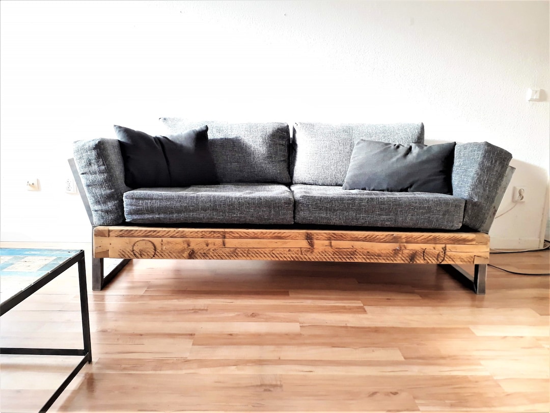Industrial Couch Plans and Measurements 3D Model Etsy