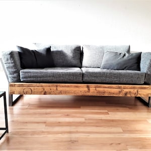 Industrial Couch - Plans and Measurements + 3D Model