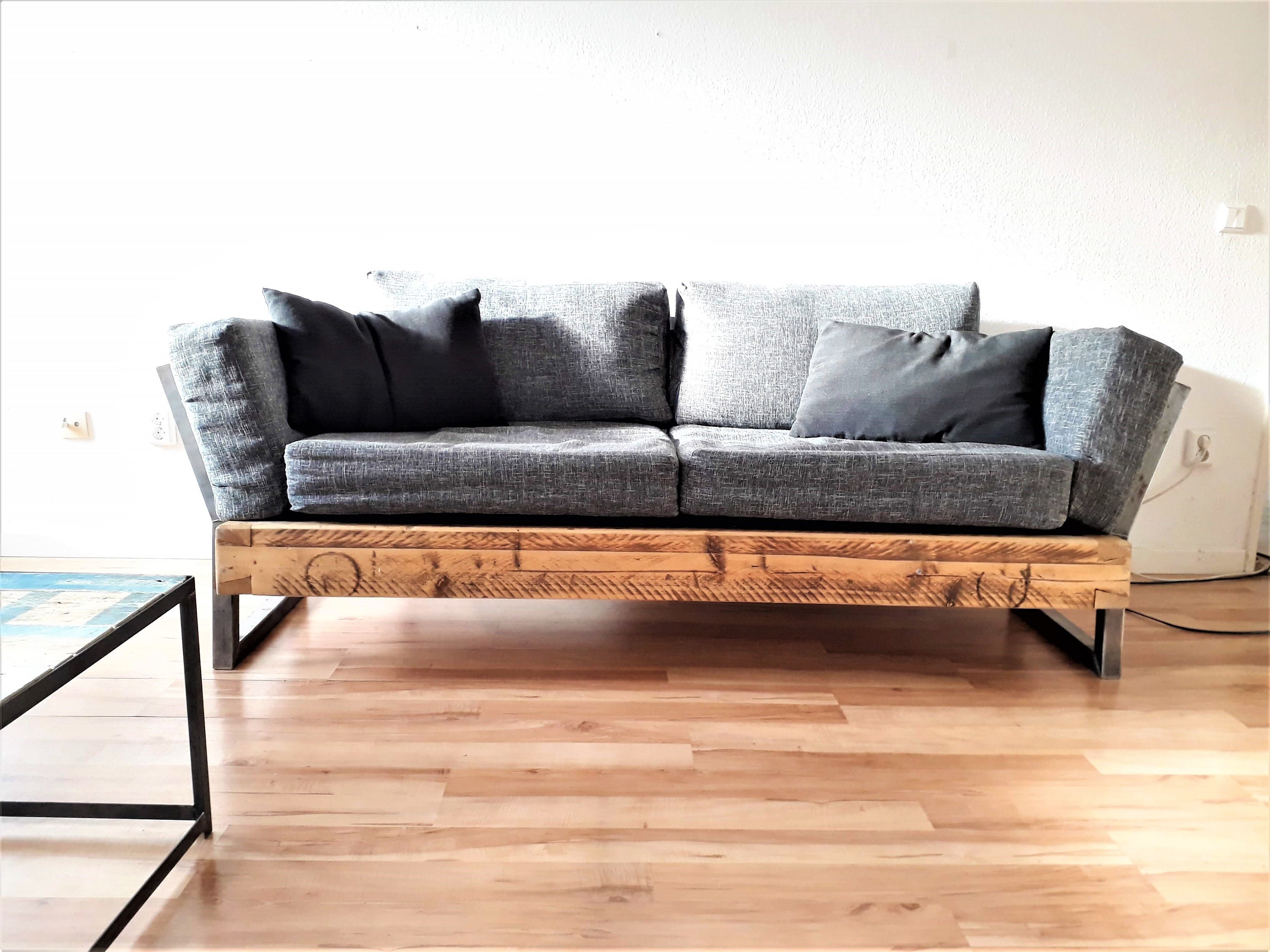 Industrial Couch Plans and Measurements 3D Model - Etsy