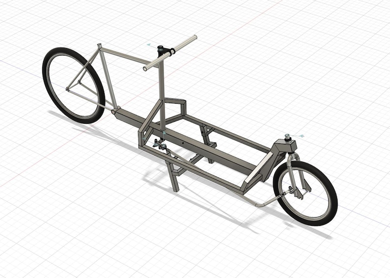 DIY Cargo Bike Plans and Blueprints, Building Info and 3D Model image 6