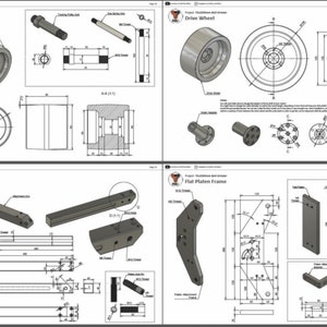 PVB-1 Belt Grinder Plans and Blueprints, Building Info and 3D Model image 6