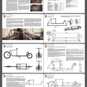 DIY Cargo Bike Plans and Blueprints, Building Info and 3D Model image 4
