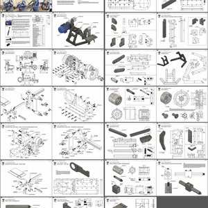 PVB-1 Belt Grinder Plans and Blueprints, Building Info and 3D Model image 3