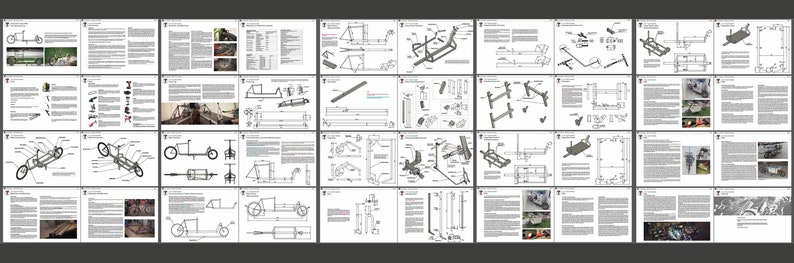 DIY Cargo Bike Plans and Blueprints, Building Info and 3D Model image 5