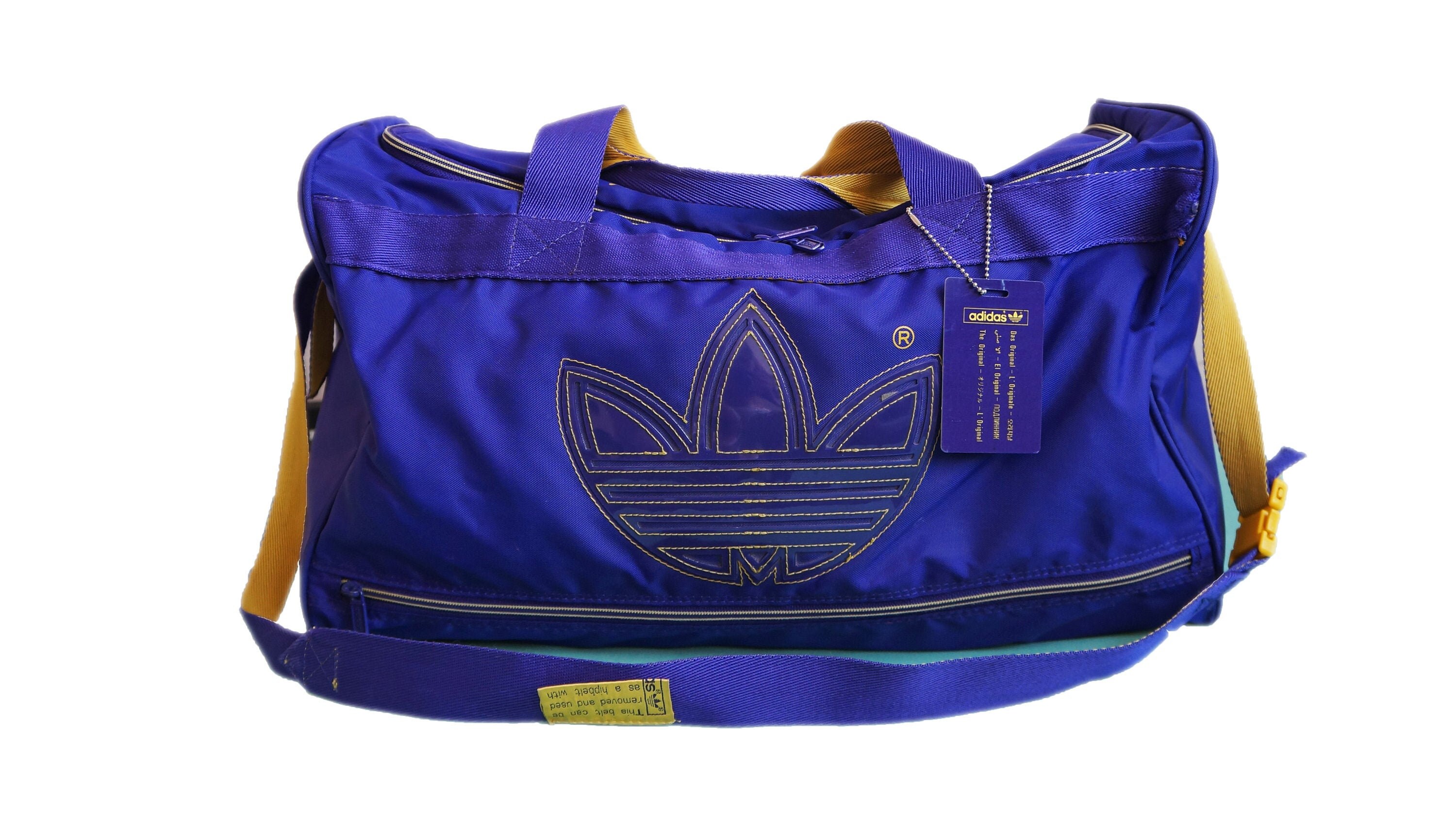 Vintage ADIDAS Sport Bag West Germany Violet New Etsy
