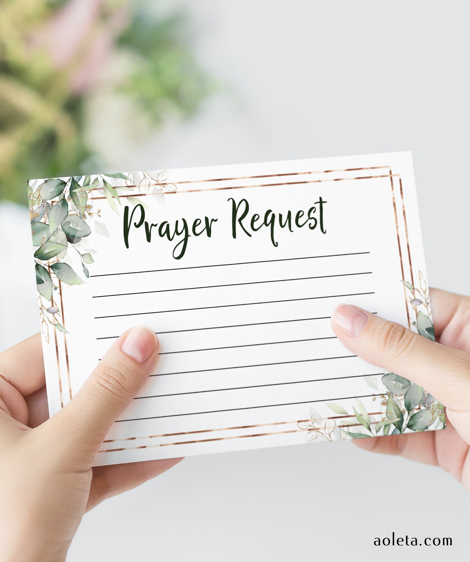 Prayer Request Cards Printable Christian Note Cards Planner Etsy
