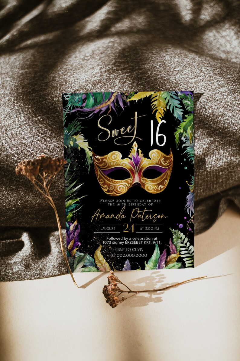 mardi gras sweet 16