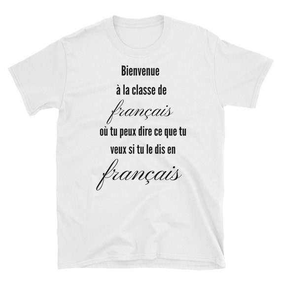 French Teacher Unisex T-shirt Funny French Teacher Gift - Etsy