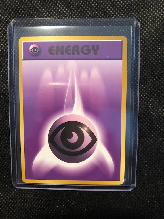 Pokemon Japanese Gym Leader Purple Energy Etsy