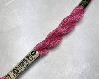 DMC 8 metre cotton cross stitch thread DMC 603 Cranberry Quantity 1