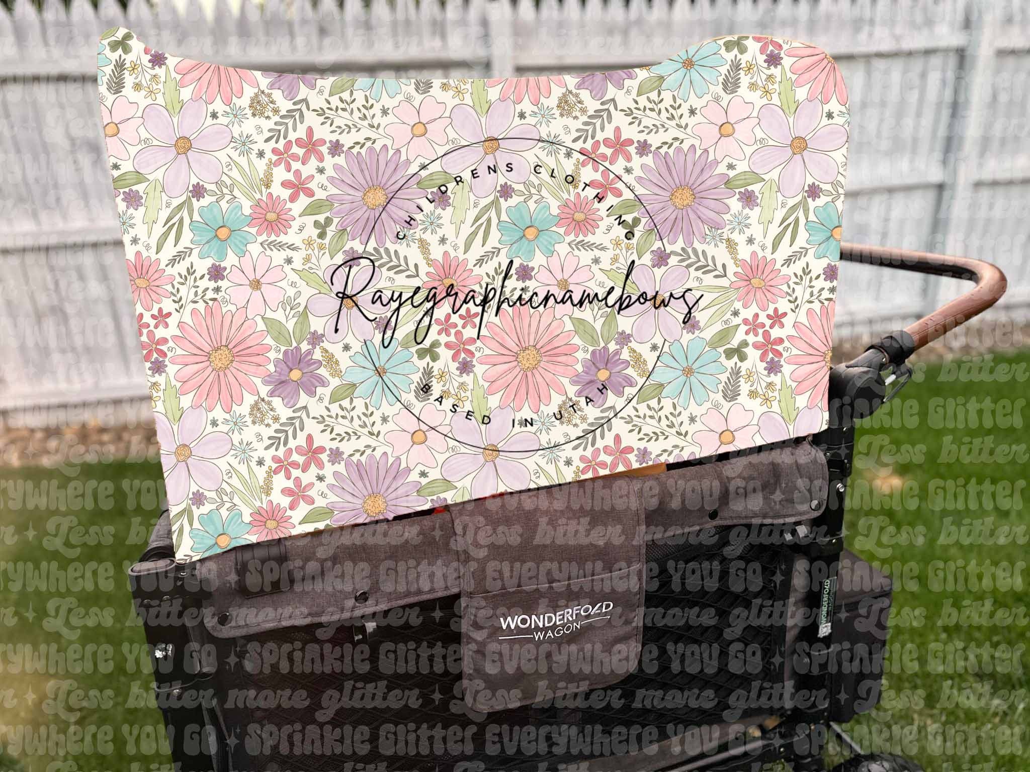Spring Floral Sketchy Wonder Fold Canopy - Etsy