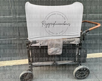 Wonder fold Wagon Canopy digital mockup for small shops