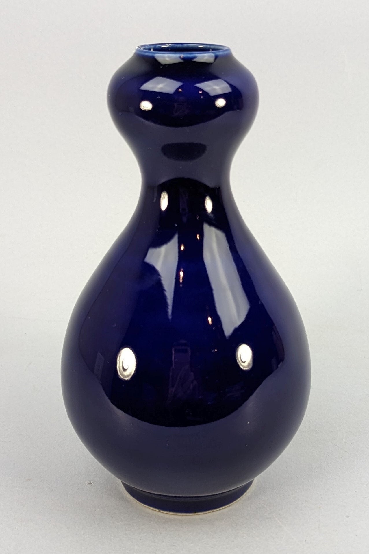 Chinese Cobalt Blue Monochrome Vase Chinese Cobalt Blue Monochrome Vase