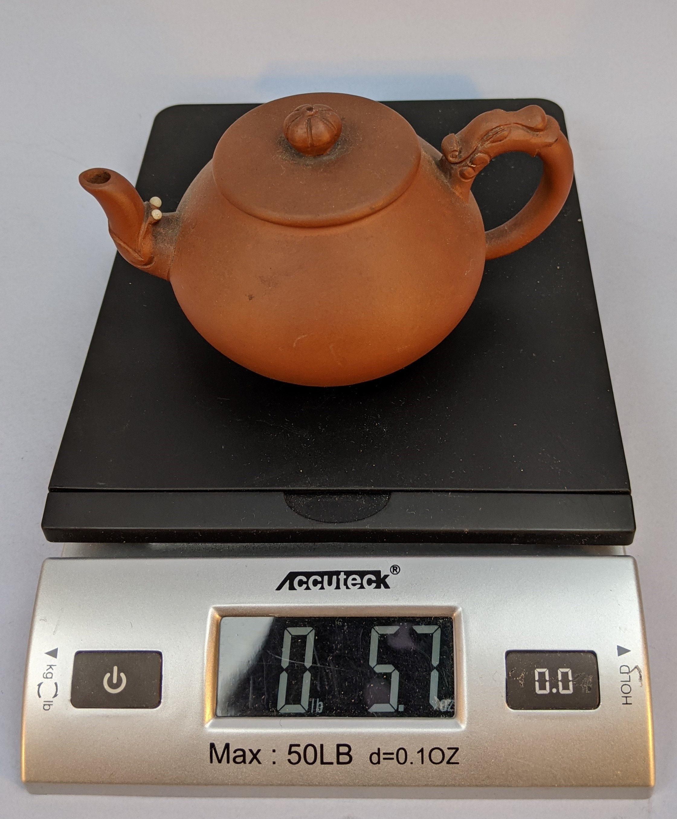 SALE- Chinese China Yixing Zisha Clay Teapot, Brown Classic