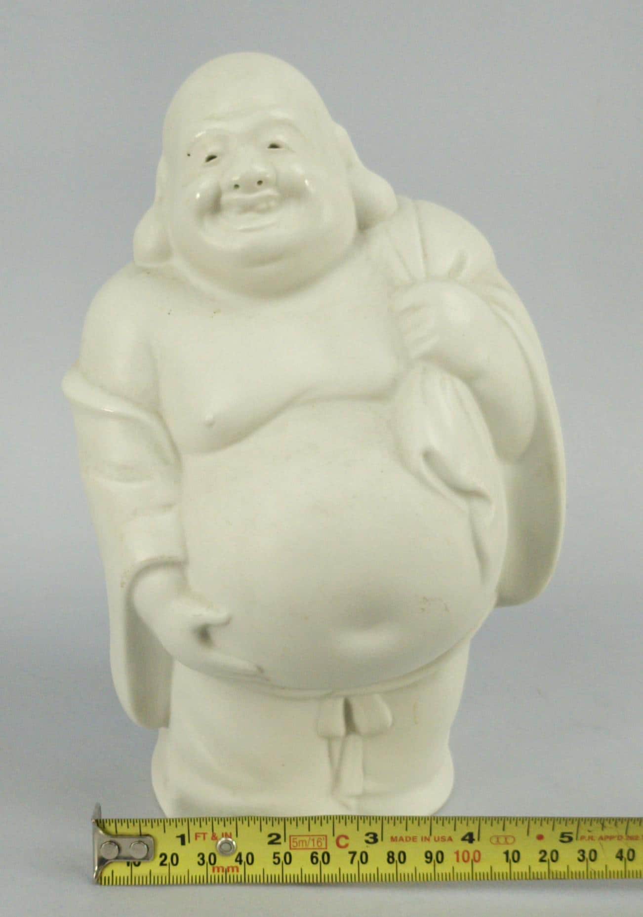 Larger Vintage Japanese Porcelain Hotei Budai Putai Happy Buddha