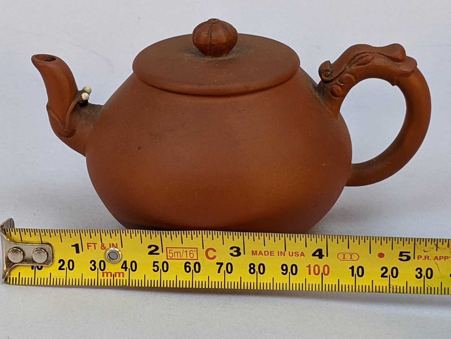 SALE- Chinese China Yixing Zisha Clay Teapot, Brown Classic