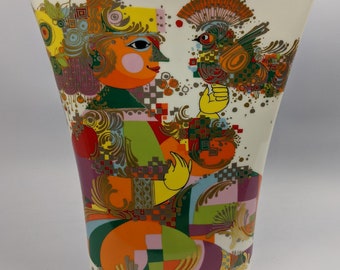 9x8 Rosenthal Studio Line Bjorn Wiinblad 1001 Nights Vase