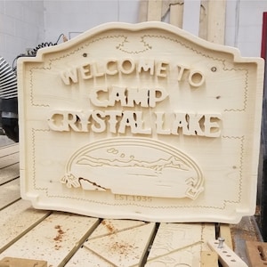 Camp Crystal Lake Sign Digital Download - Etsy