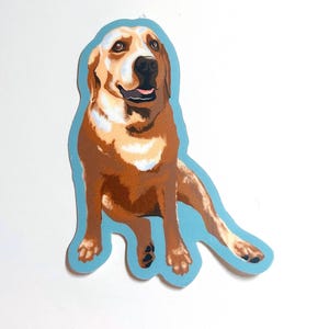 STICKER - Pet Series - Yellow Lab