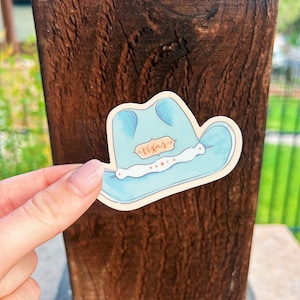 STICKER - Texas Cowboy Hat