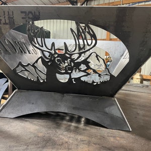 Tema Whitetail Buck 32" Firepit DXF