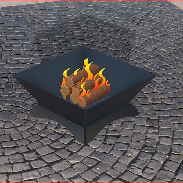 27" FIREPIT DXF PERFECT for 4x4 Sheet