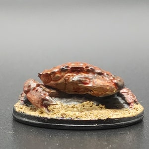 Resin 3d Printed Giant Crab - Familiar/Pet/Form/Summon - Beach/Ocean/Island Diorama