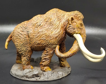Resin 3d Printed Mammoth (81mm) - Encounter/Mount/Form/Summon - Prehistoric/Cave Diorama