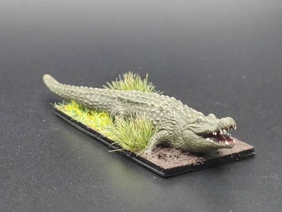Resin 3d Printed Alligator/crocodile - D&d/pathfinder - Form