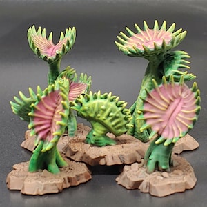 Resin Printed Carnivorous Plant - Set of 5 - Print Your Monsters
