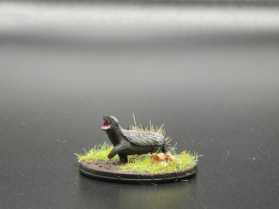 Resin 3d Printed Honey Badger - D&d/pathfinder - Pet/form/summon