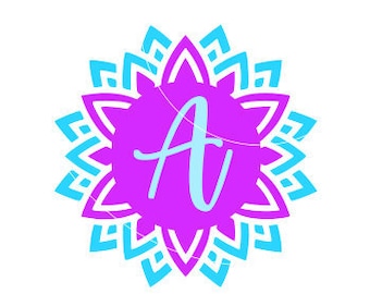 Download Mandala Monogram Svg Etsy