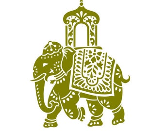 Download Indian Elephant Svg Etsy