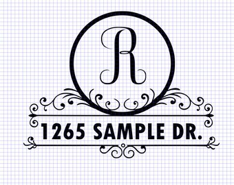 Download Mailbox Monogram Svg Etsy