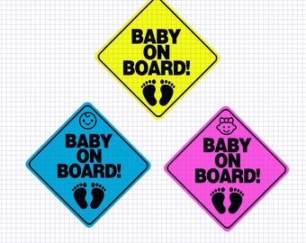 Download Baby On Board Svg Etsy