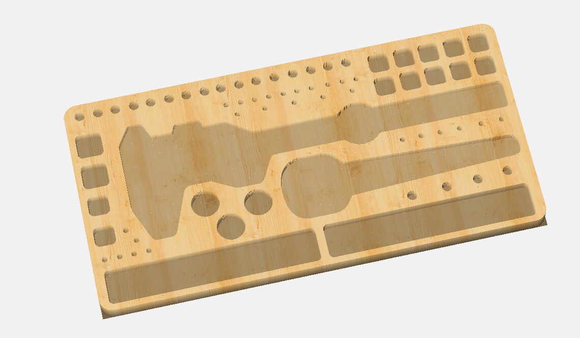 Tools Organizer 2 Carbide Create SVG and DXF files for Etsy