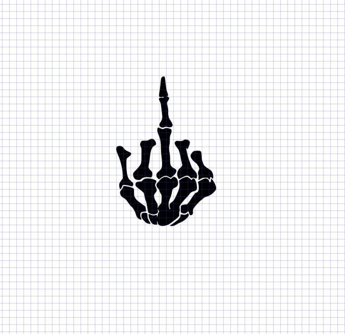 Middle Finger Svg Hand Svg Silhouette Vector Cut File Etsy Sweden ...