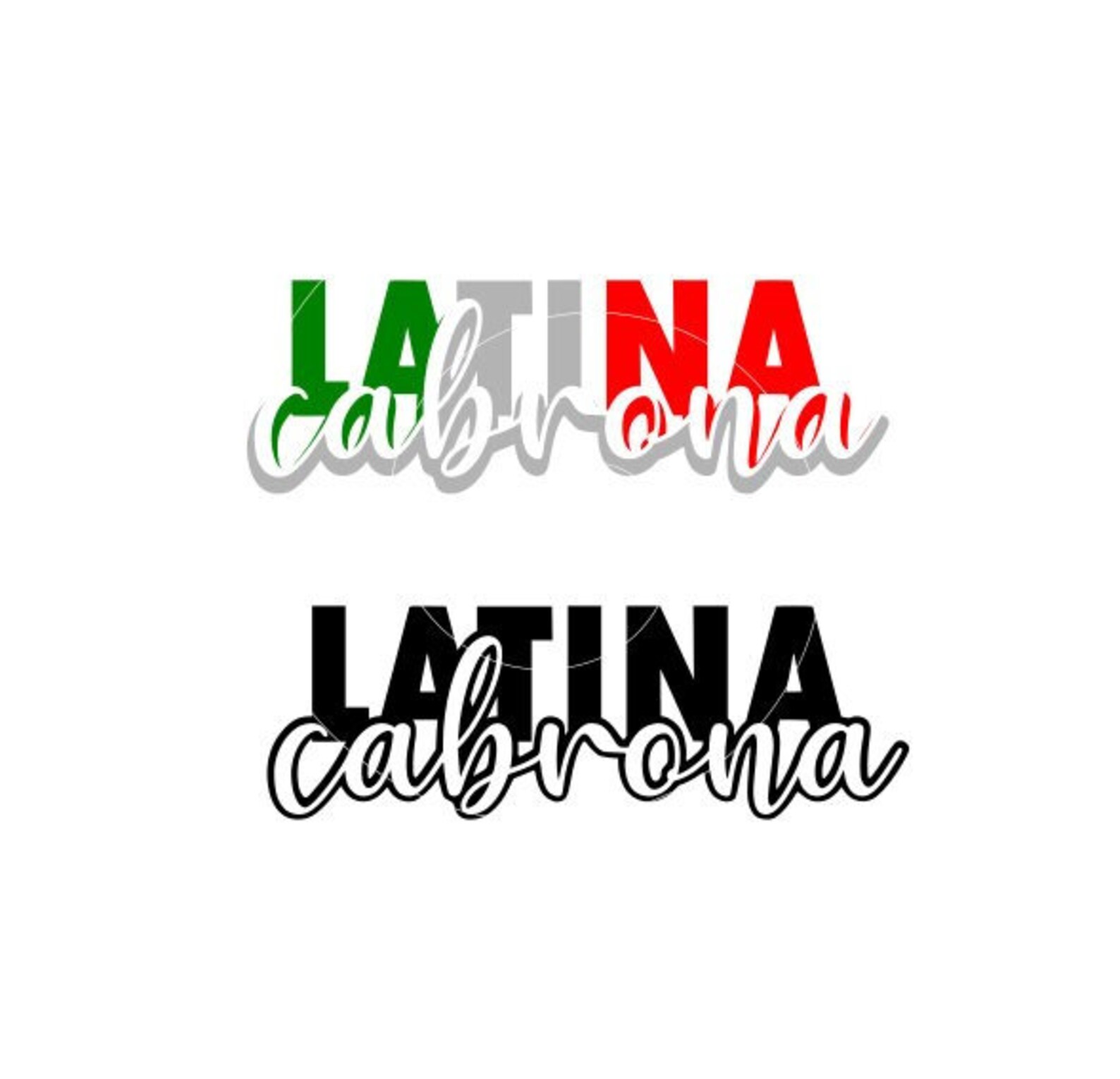 Latina Girl SVG Dxf Png Cricut Cameo Mexico Flag 2 - Etsy