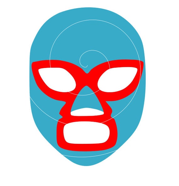 Máscara libre Nacho luchadores SVG DXF PNG cricut lucha - Etsy México