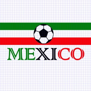 Soccer seleccion Mexico SVG dxf png cricut cameo | Etsy